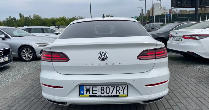 Volkswagen Arteon cena 84900 przebieg: 167000, rok produkcji 2017 z Mikołajki małe 232